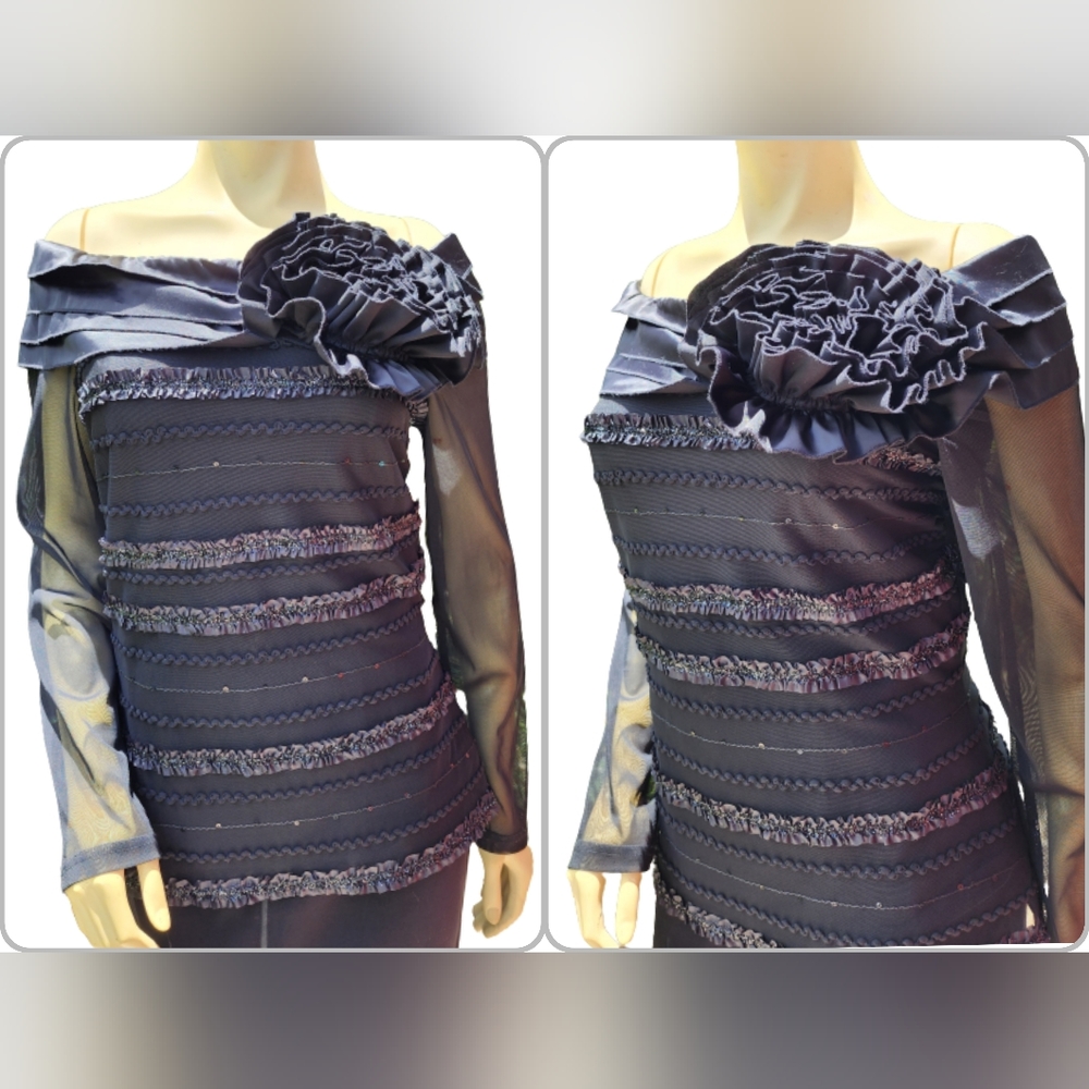 Lior Paris Evening Luxury Top, Size 12